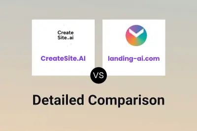 CreateSite.AI vs landing-ai.com