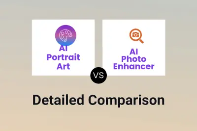 AI Portrait Art vs AI Photo Enhancer