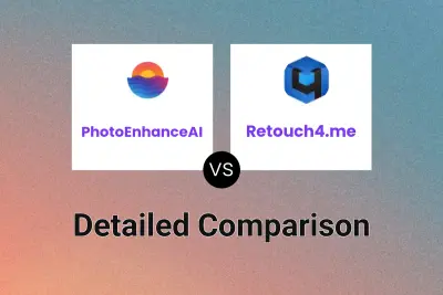 PhotoEnhanceAI vs Retouch4.me