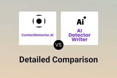 ContentDetector.AI vs AI Detector Writer
