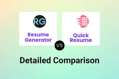 Resume Generator vs Quick Resume