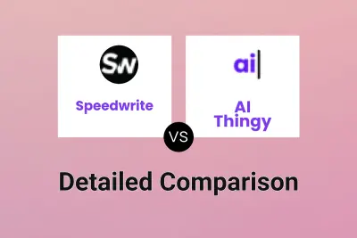 Speedwrite vs AI Thingy