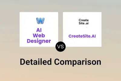 AI Web Designer vs CreateSite.AI