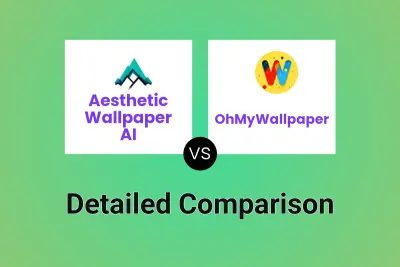 Aesthetic Wallpaper AI vs OhMyWallpaper