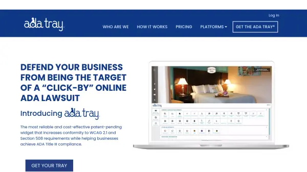 ADA Tray
