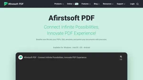 Afirstsoft PDF