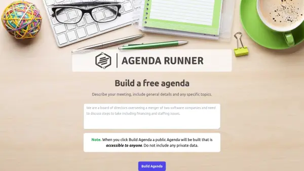 Agenda Runner