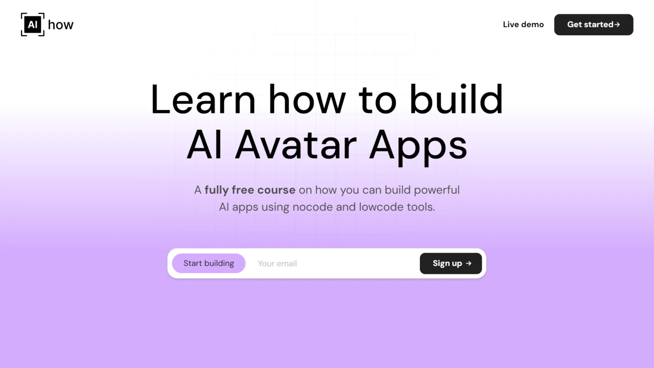 AI Avatar Apps Builder