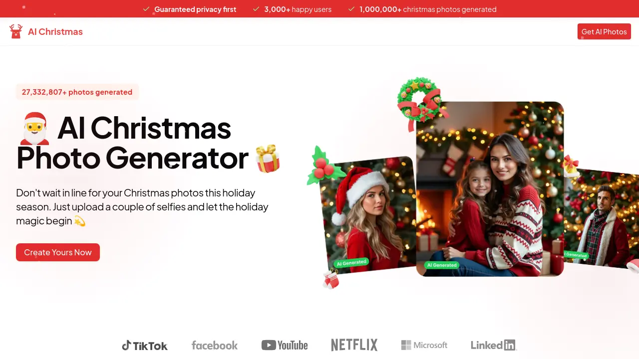 AI Christmas Photo Generator