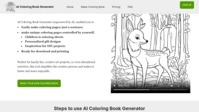 AI Coloring Book Generator