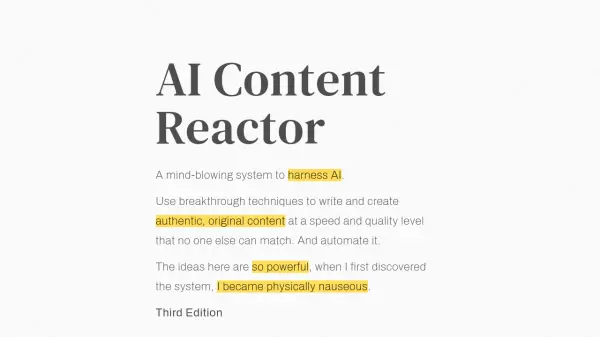 AI Content Reactor