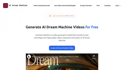 AI Dream Machine