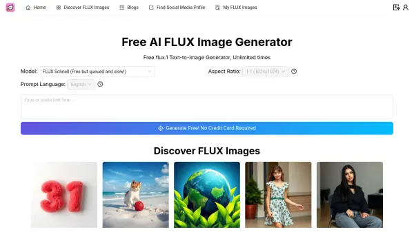 AI FLUX Image Generator