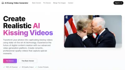 AI Kissing Video Generator