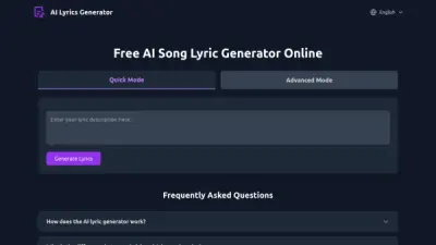 AI Lyrics Generator