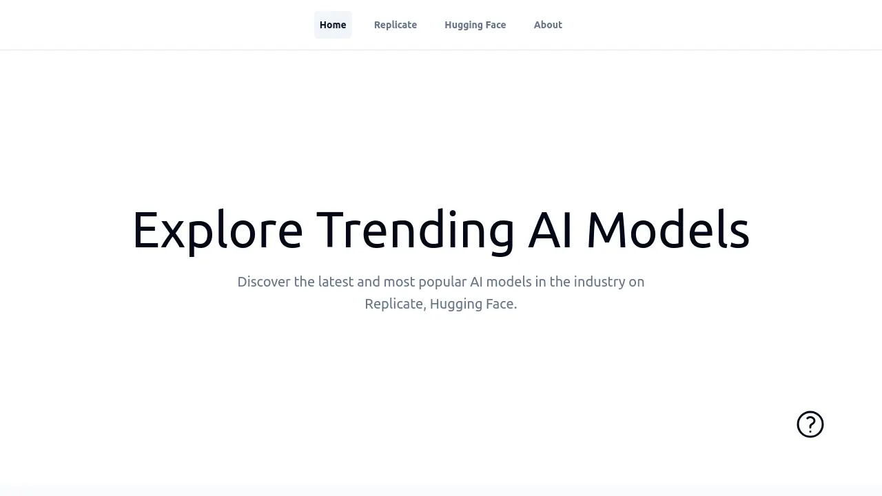 AI Model Trend