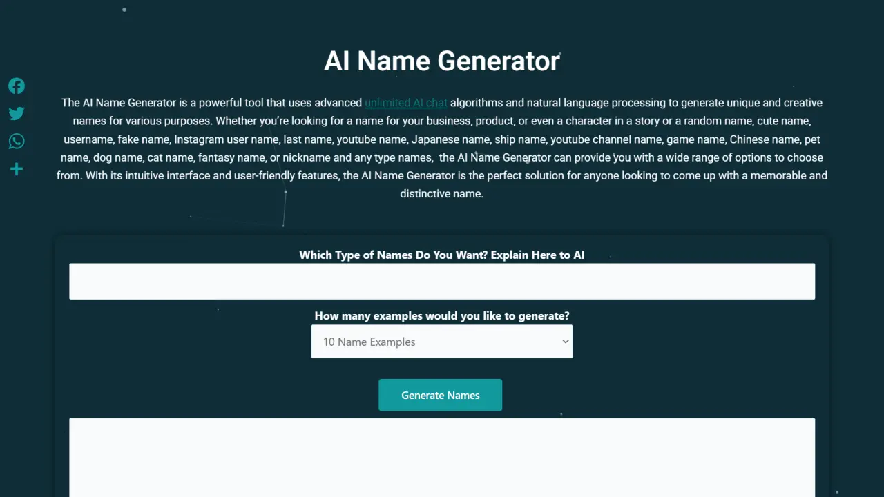 AI Name Generator