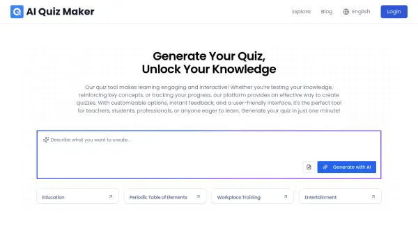 AI Quiz Maker