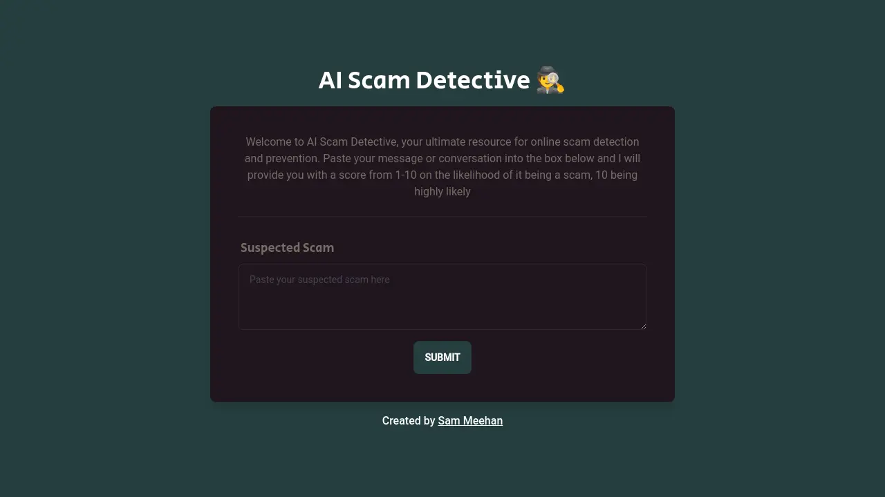 AI Scam Detective