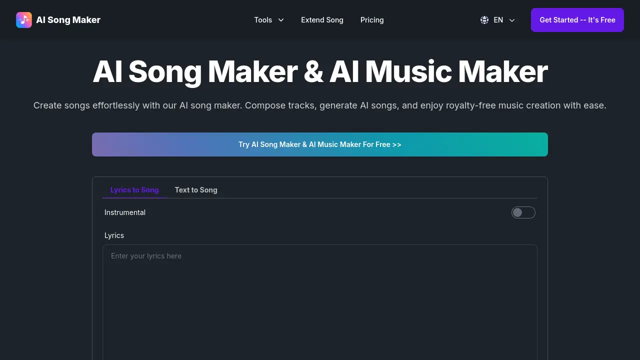 AI Song Maker