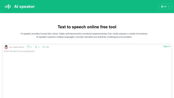 AI speaker