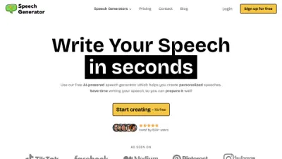 AI Speech Generator