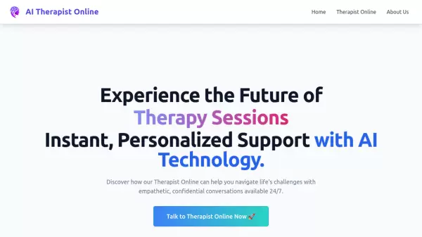 AI Therapist Online