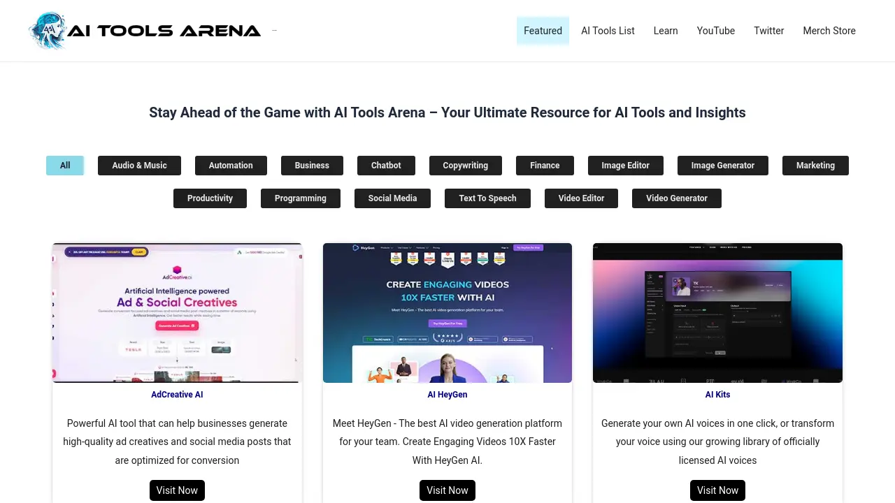 AI Tools Arena