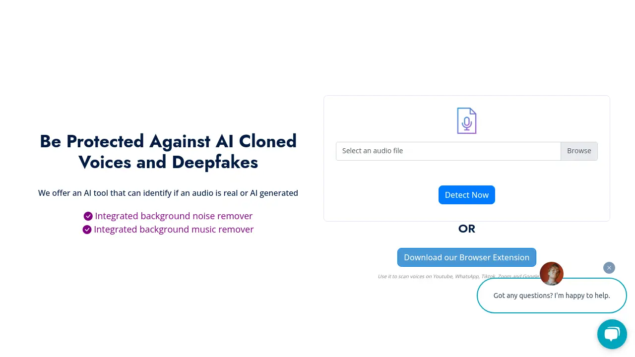 AI Voice Detector