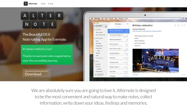 Alternote