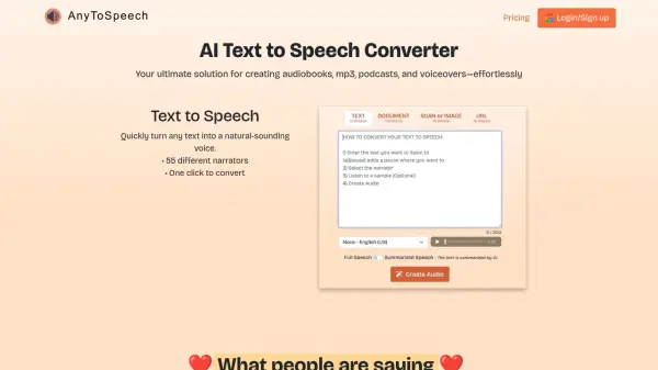 AnyToSpeech