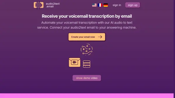 audio2text.email