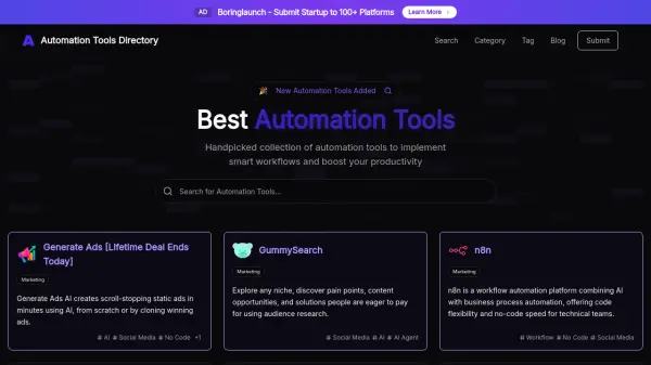 Automation Tools Directory