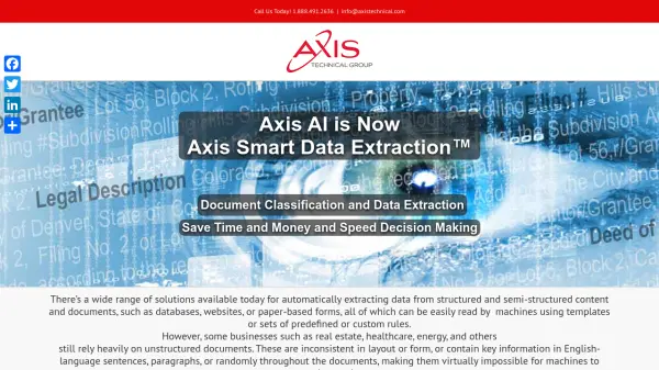 Axis Smart Data Extraction