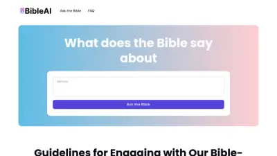 Bible AI Hub