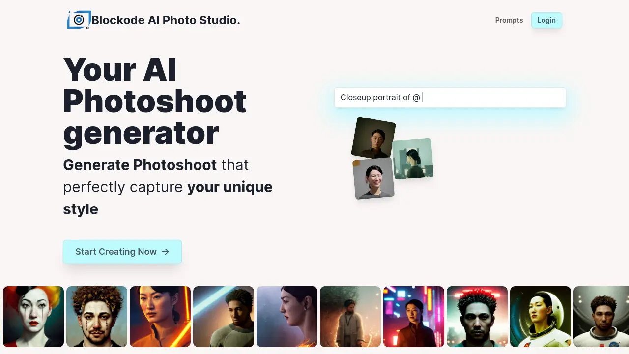 Blockode AI Photo Studio