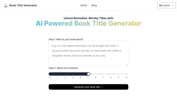 Book Title Generator