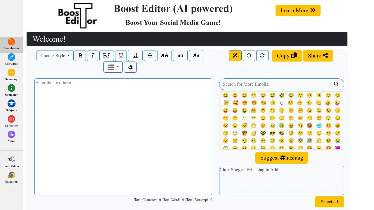 Boost Editor