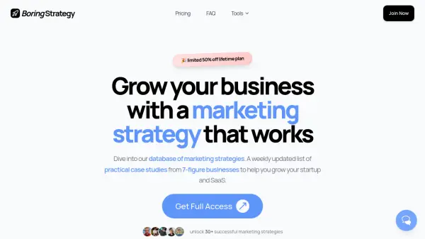 Boring Strategy