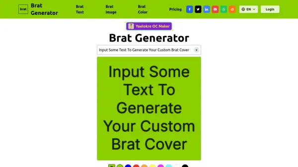 Brat Generator