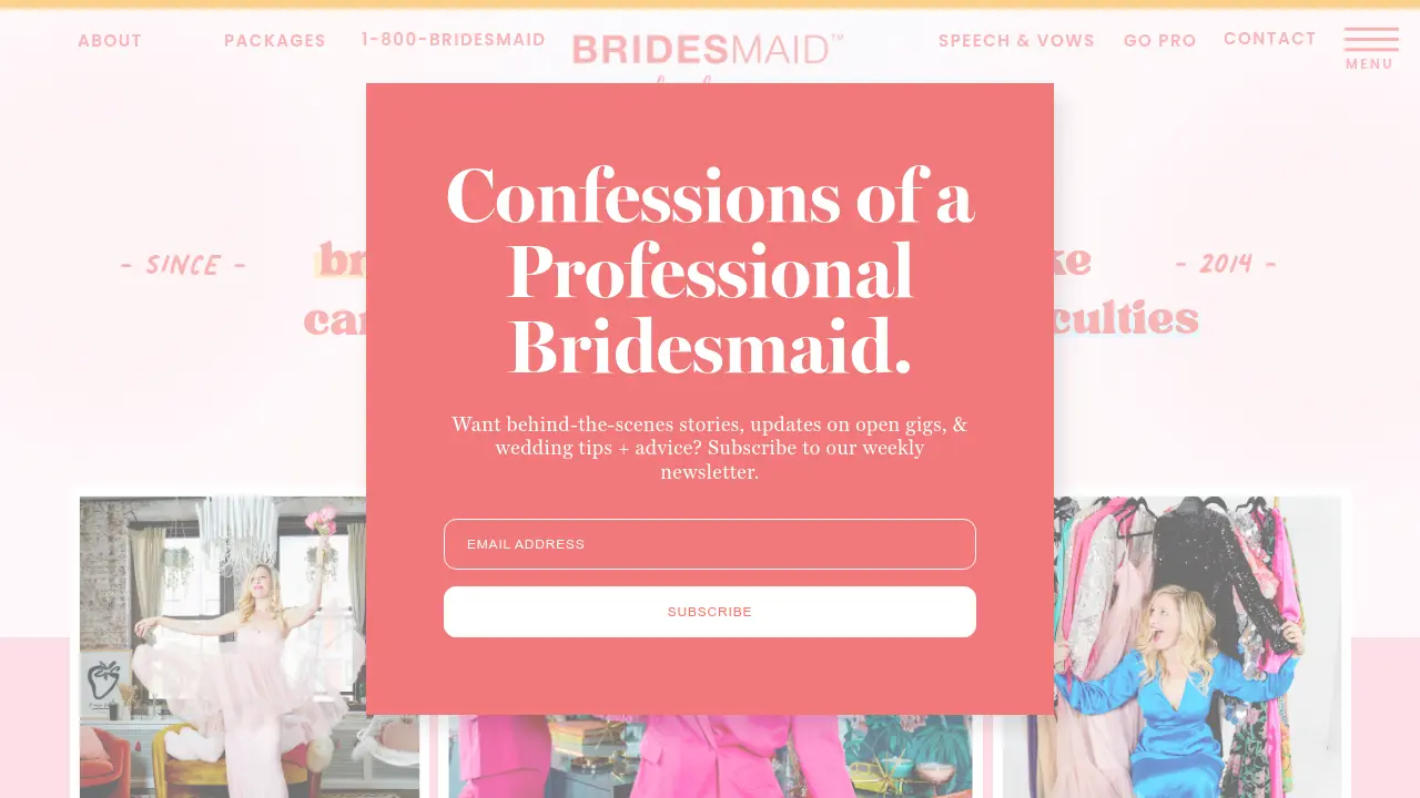 Bridesmaid for Hire