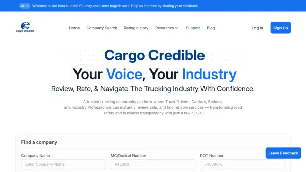 Cargo Credible