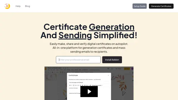 CertifySimple