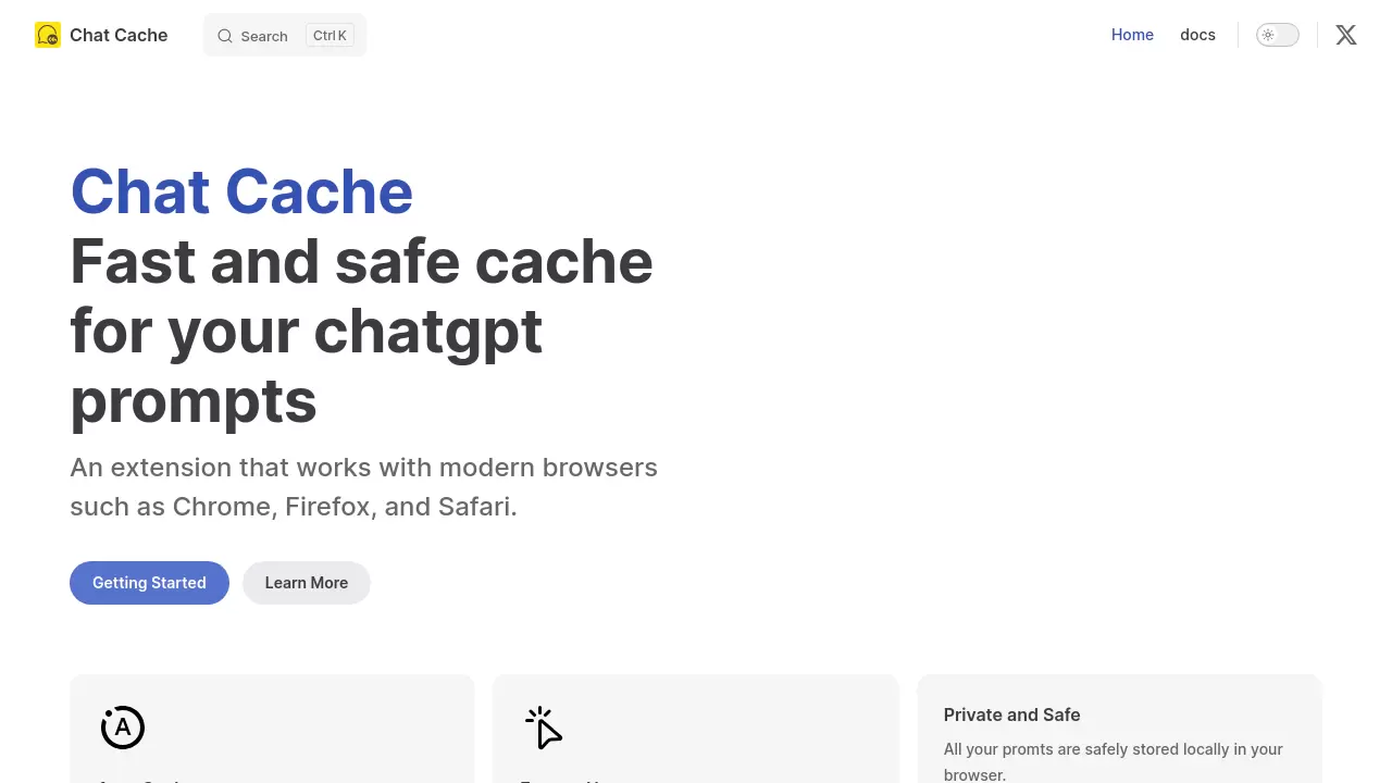 Chat Cache