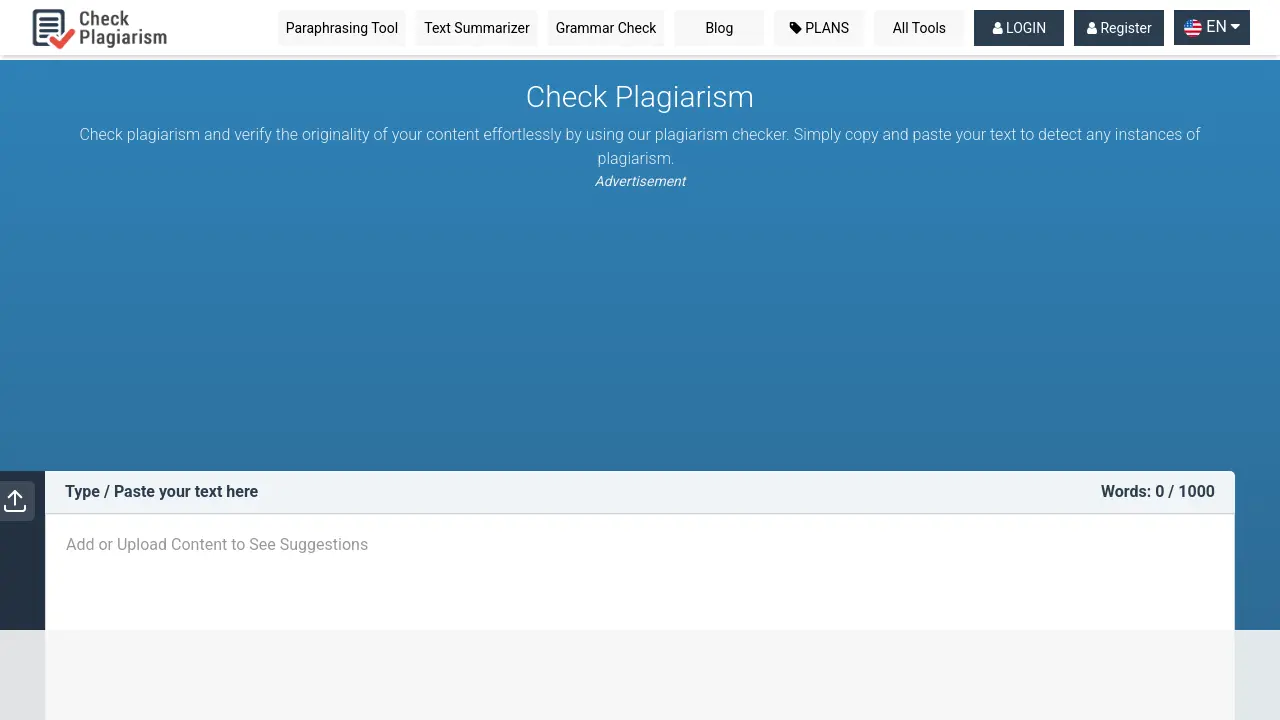 Check Plagiarism
