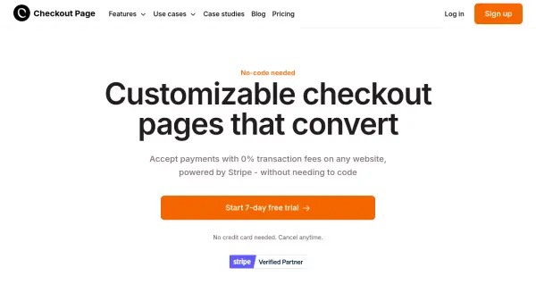 Checkout Page