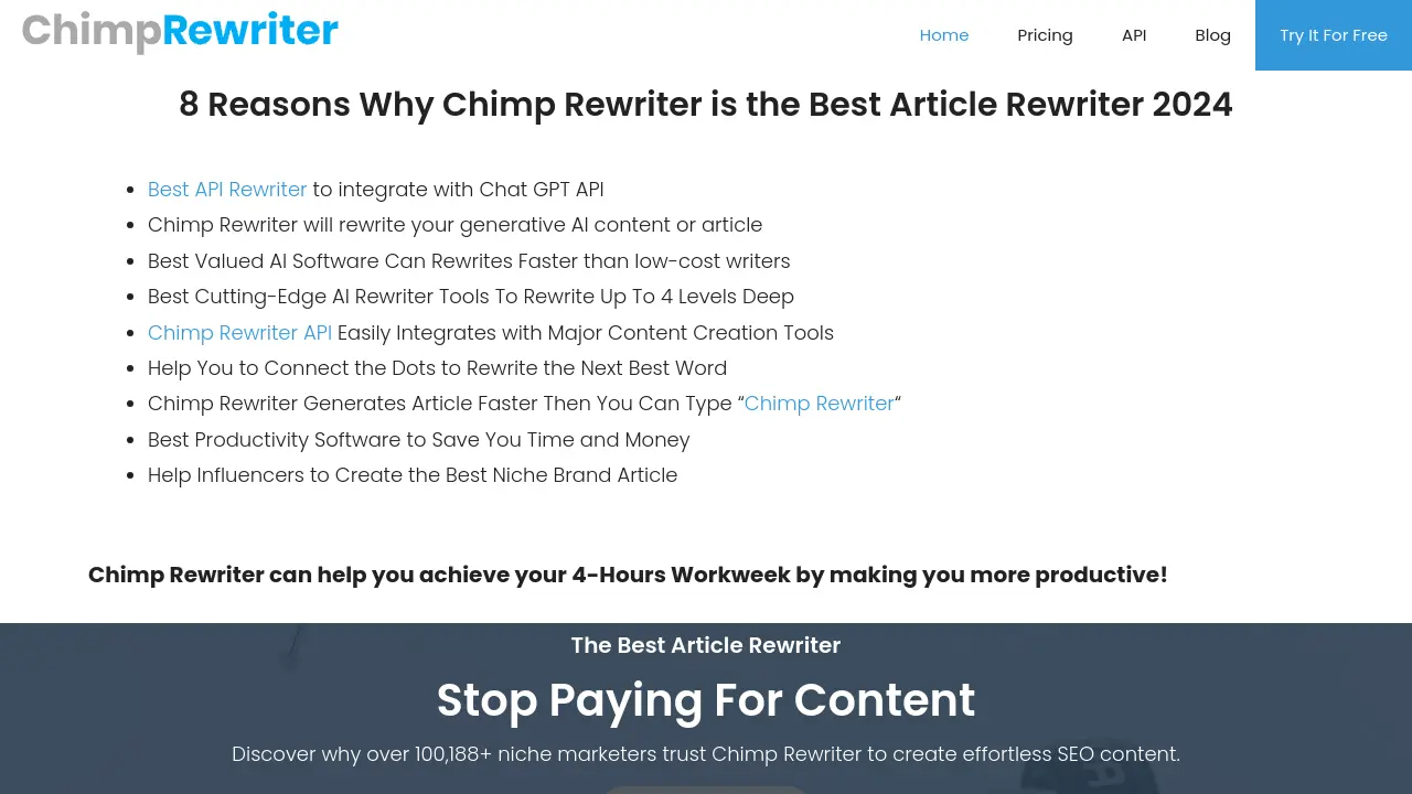 Chimp Rewriter