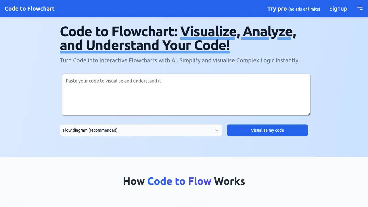 Code to Flow