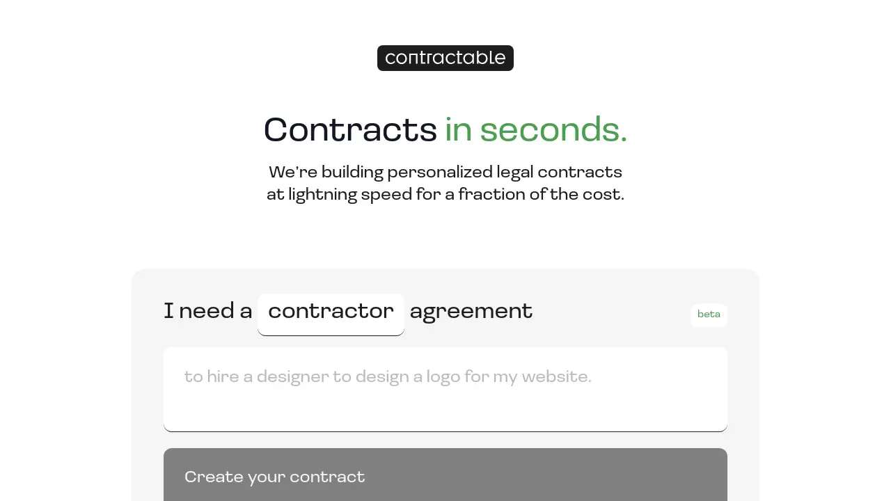 Contractable