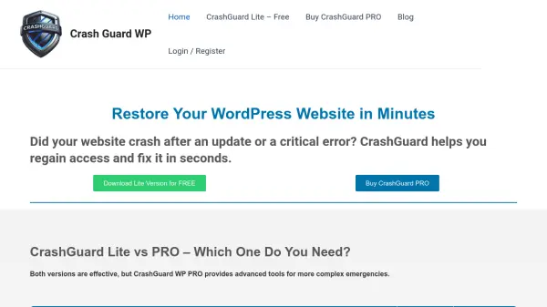 CrashGuard WP